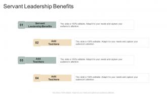 Servant Leadership Benefits In Powerpoint And Google Slides Cpb
