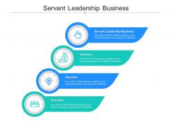 Servant leadership business ppt powerpoint presentation gallery slide portrait cpb