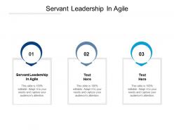 Servant leadership in agile ppt powerpoint presentation gallery tips cpb