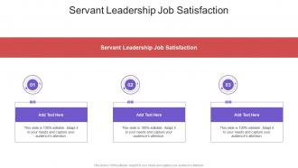 Servant Leadership Job Satisfaction In Powerpoint And Google Slides Cpb