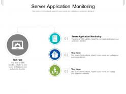 Server application monitoring ppt powerpoint presentation professional design ideas cpb