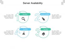 Server availability ppt powerpoint presentation infographics smartart cpb