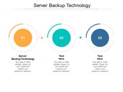 Server backup technology ppt powerpoint presentation file picture cpb