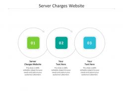 Server charges website ppt powerpoint presentation gallery clipart cpb