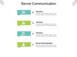 Server communication ppt powerpoint presentation infographic template topics cpb