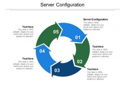 Server configuration ppt powerpoint presentation summary shapes cpb