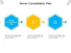 Server consolidation plan ppt powerpoint presentation model elements cpb