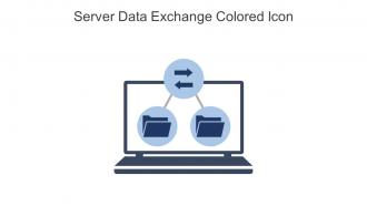 Server Data Exchange Colored Icon In Powerpoint Pptx Png And Editable Eps Format