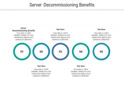 Server decommissioning benefits ppt powerpoint presentation styles rules cpb