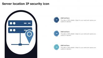 Server Location IP Security Icon
