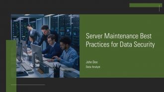 Server Maintenance Best Practices For Data Security PPT PowerPoint AT
