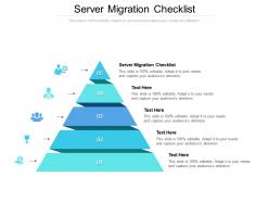Server migration checklist ppt powerpoint presentation professional influencers cpb