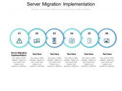 Server migration implementation ppt powerpoint presentation ideas clipart cpb