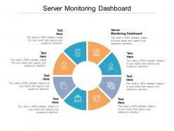 Server monitoring dashboard ppt powerpoint presentation file template cpb