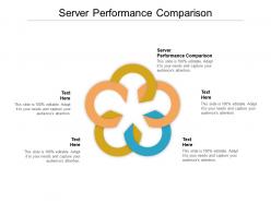 Server performance comparison ppt powerpoint presentation professional cpb