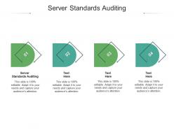 Server standards auditing ppt powerpoint presentation graphics cpb