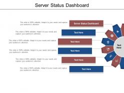 Server status dashboard ppt powerpoint presentation show grid cpb