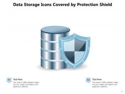 Server Storage Icons Network Technology Protection Database Symbol