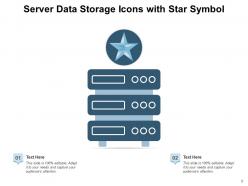 Server Storage Icons Network Technology Protection Database Symbol