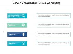 Server virtualization cloud computing ppt powerpoint presentation portfolio cpb