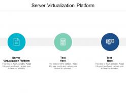 Server virtualization platform ppt powerpoint presentation infographics show cpb