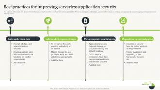 Serverless Computing Best Practices For Improving Serverless Application Security