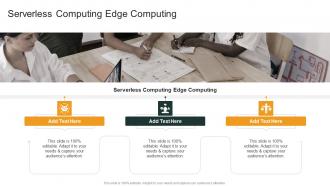 Serverless Computing Edge Computing In Powerpoint And Google Slides Cpb