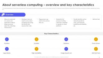 Serverless Computing Overview Powerpoint Ppt Template Bundles Colorful Impactful