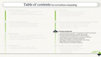 Serverless Computing Powerpoint Presentation Slides Unique Adaptable