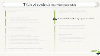 Serverless Computing Powerpoint Presentation Slides Downloadable Pre-designed