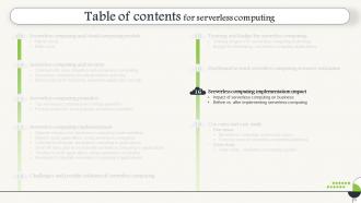 Serverless Computing Powerpoint Presentation Slides Compatible Pre-designed