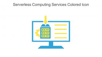 Serverless Computing Services Colored Icon In Powerpoint Pptx Png And Editable Eps Format