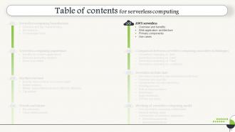 Serverless Computing V2 Powerpoint Presentation Slides Images Good