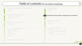 Serverless Computing V2 Powerpoint Presentation Slides Informative Unique