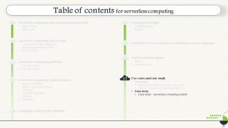 Serverless Computing V2 Powerpoint Presentation Slides Adaptable Unique