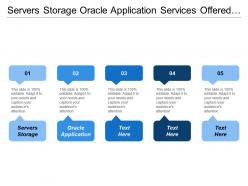 Servers storage oracle application services offered microsoft company policies
