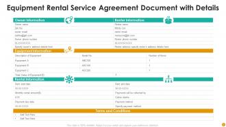 Service Agreement Powerpoint Ppt Template Bundles