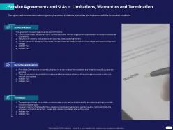 Service Agreements And SLAs Limitations Warranties And Termination Ppt Powerpoint Presentation Show
