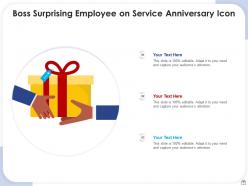 Service anniversary surprising employee business woman monetary benefits