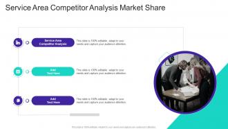 Service Area Competitor Analysis Market Share In Powerpoint And Google Slides Cpb
