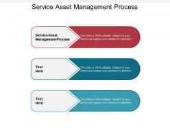 Service asset management process ppt powerpoint presentation infographics example cpb