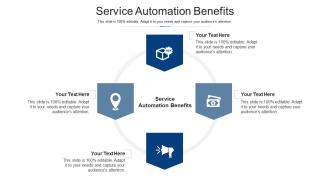 Service automation benefits ppt powerpoint presentation file layout cpb
