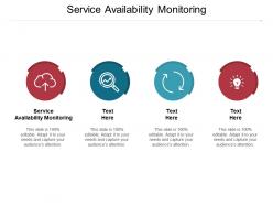 Service availability monitoring ppt powerpoint presentation slides example cpb