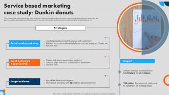 Service Based Marketing Case Study Dunkin Donuts