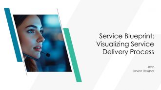 Service Blueprint Visualizing Service Delivery Process PPT Outline AT