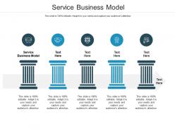 Service business model ppt powerpoint presentation layouts ideas cpb