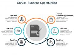 Service business opportunities ppt powerpoint presentation layouts example file cpb