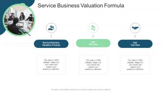 Service Business Valuation Formula In Powerpoint And Google Slides Cpb