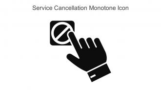 Service Cancellation Monotone Icon In Powerpoint Pptx Png And Editable Eps Format