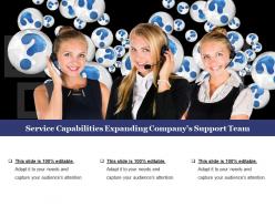 Service capabilities expanding company s support team